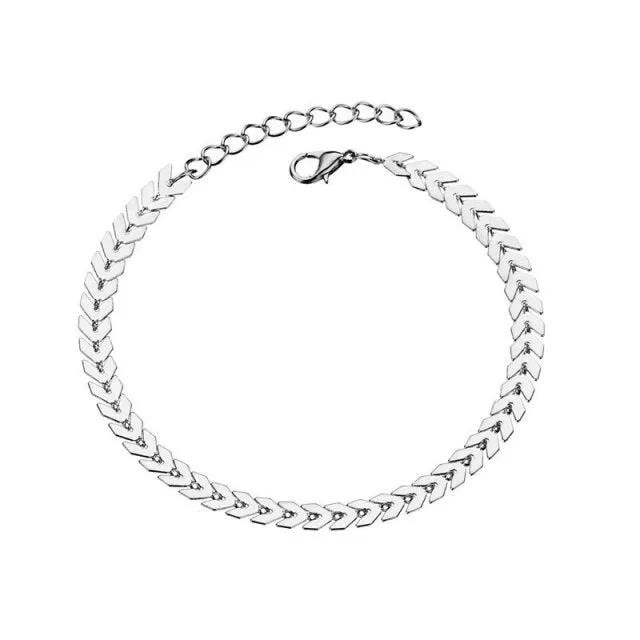 2pcs/set Anklets for Women Foot Accessories Summer Beach Barefoot Sandals Bracelet ankle on the leg Female Ankle