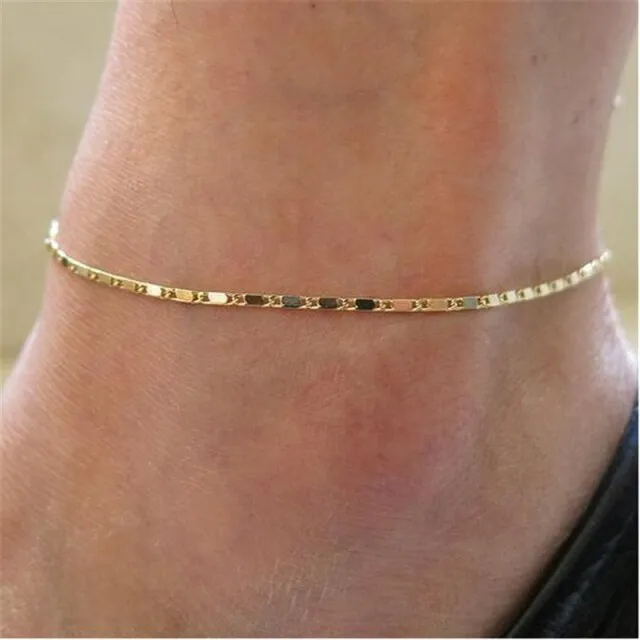 2pcs/set Anklets for Women Foot Accessories Summer Beach Barefoot Sandals Bracelet ankle on the leg Female Ankle