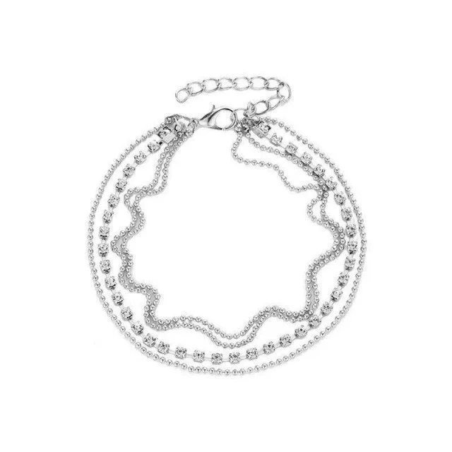 2pcs/set Anklets for Women Foot Accessories Summer Beach Barefoot Sandals Bracelet ankle on the leg Female Ankle