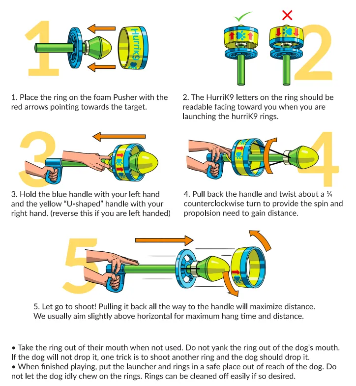 3 Extra Tough Spandex Rings - No Launcher