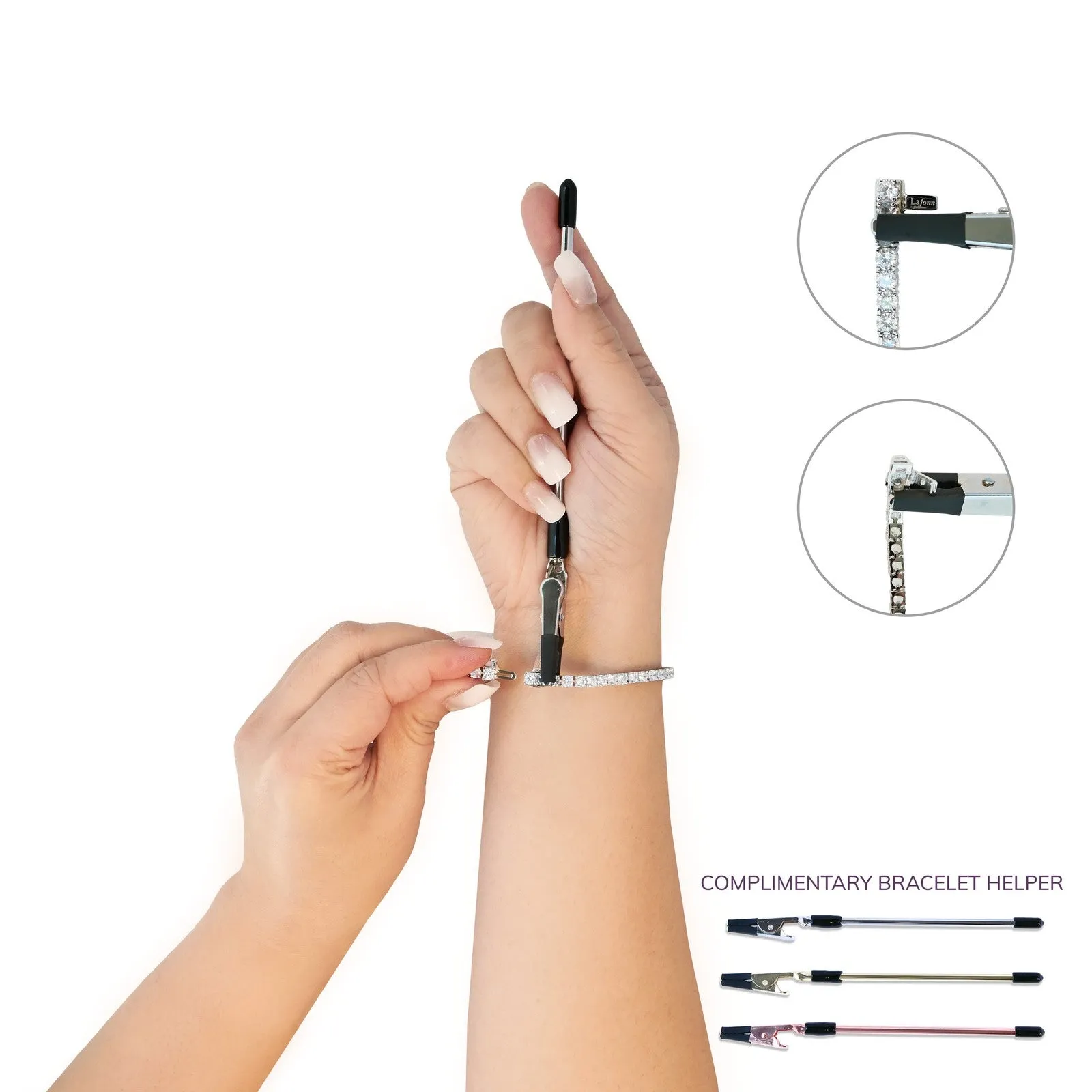 5.82 CTW Classic Station Link Bracelet