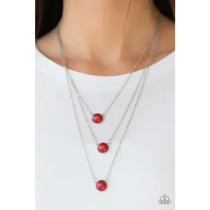 A Love For Luster - Red Necklace