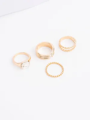 Antique Gold Ring Set
