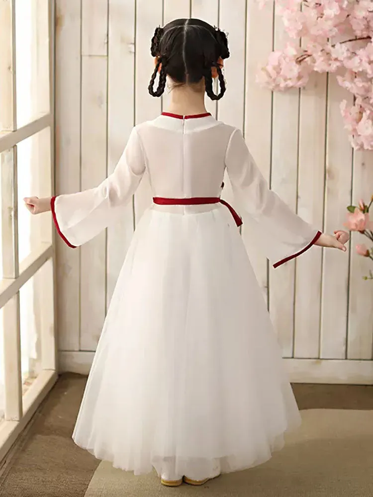 Autumn/Winter Long Sleeve Han Dress Ancient Costume Oriental Style Tang Suit