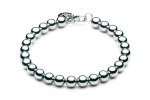 Ball bracelet 6mm - Beaded Bracelet - 925 Silver