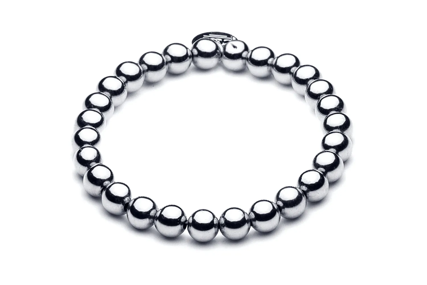 Ball bracelet 6mm - Beaded Bracelet - 925 Silver