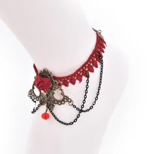Barefoot Sandal Lace Anklet Chain for Women