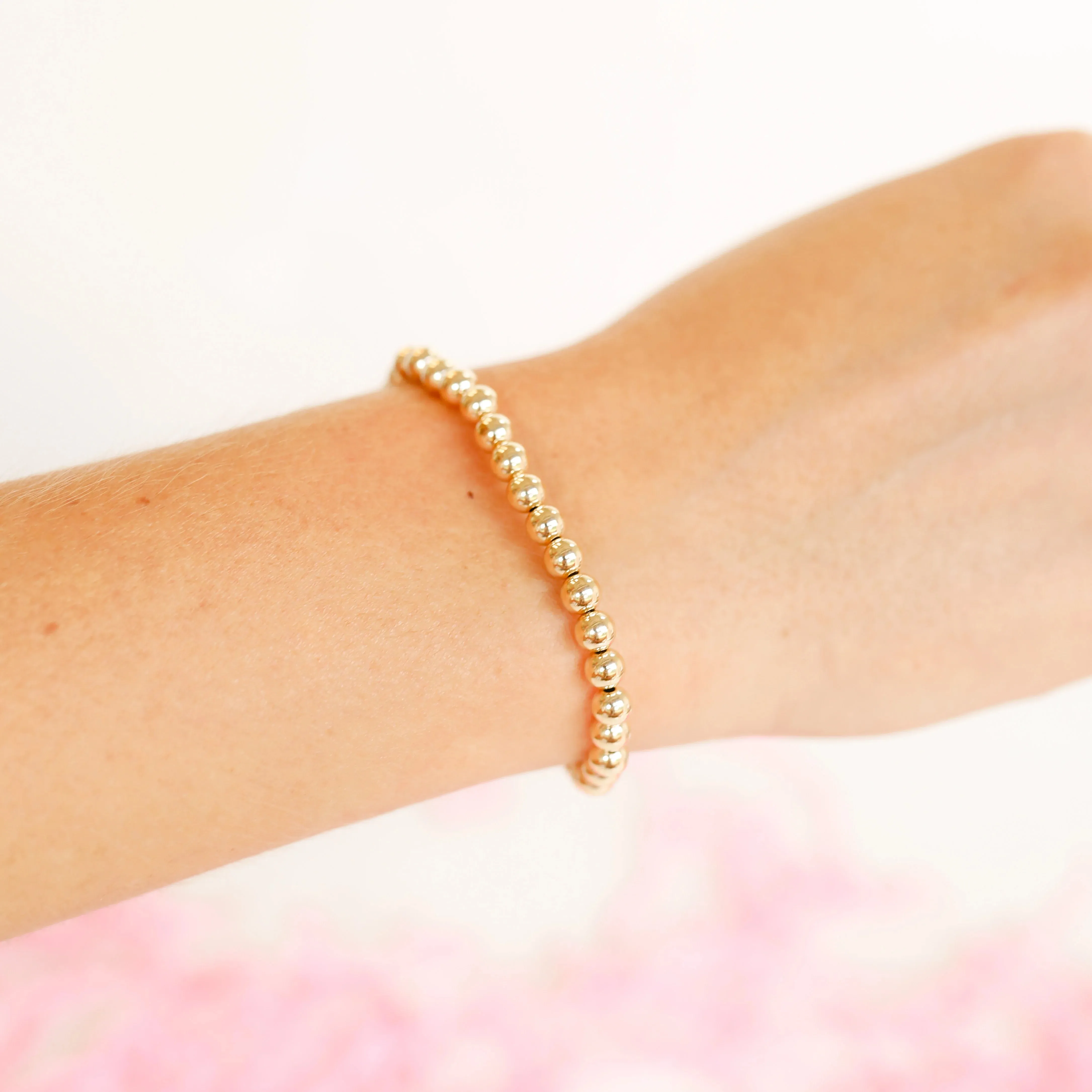 Beaded Blondes 14K Gold Bracelets