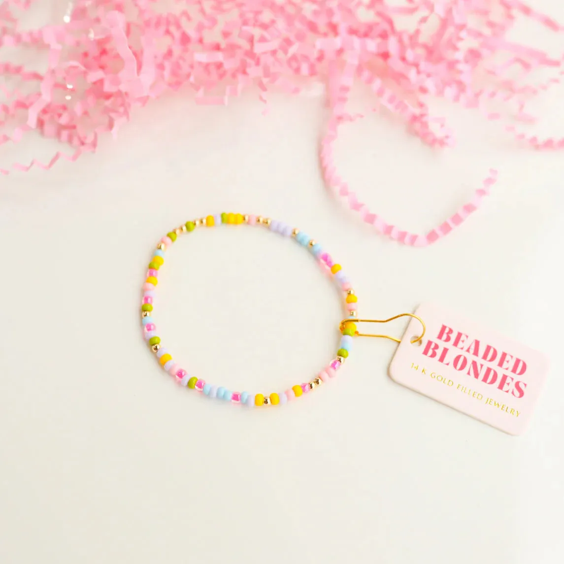 Beaded Blondes ‘Pastel Sprinkle Bracelet’