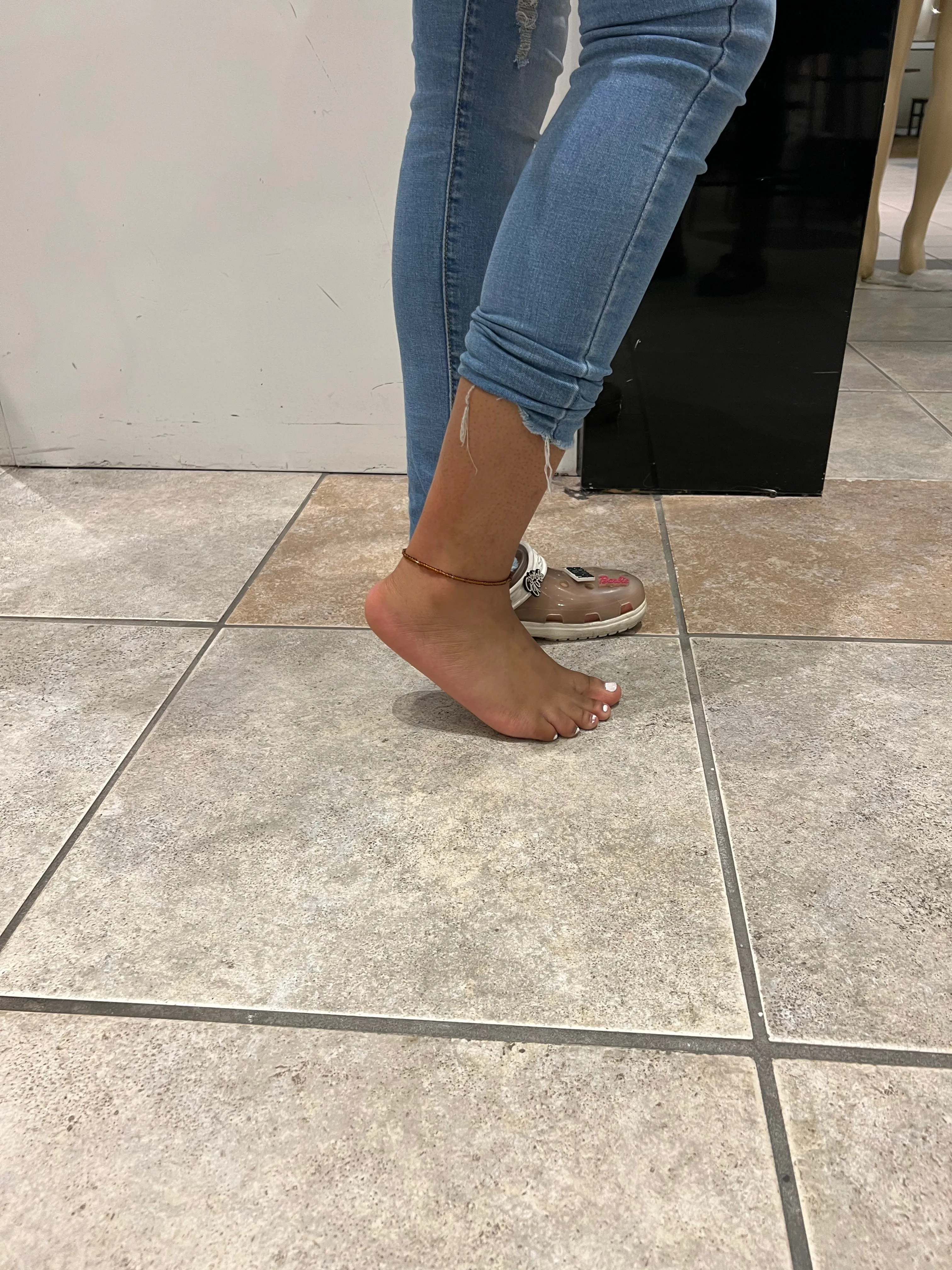 Birch wood anklet