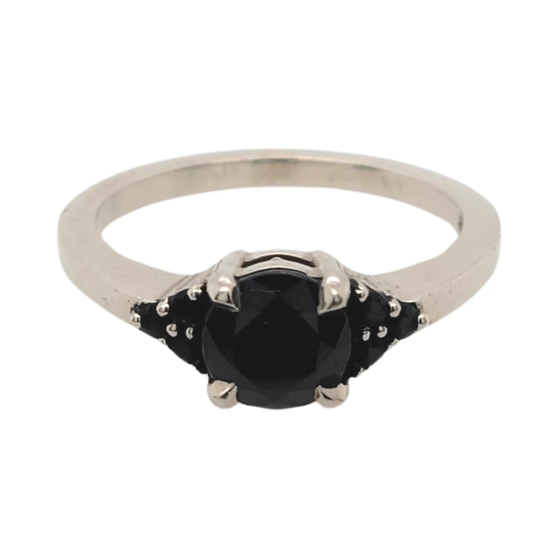 Black Spinel Claw Ring