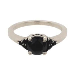 Black Spinel Claw Ring