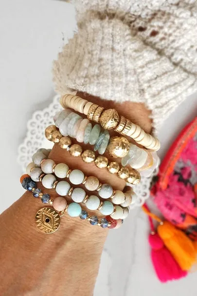 Boho Beaded Bracelet Stack