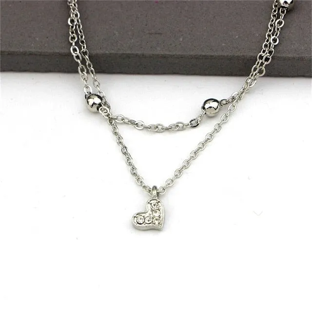 Boho Style Star Anklet Fashion Multilayer Foot Chain 2021 Handcuffs Ankle For Women Bracelet Beach Accessories Gift цепочка