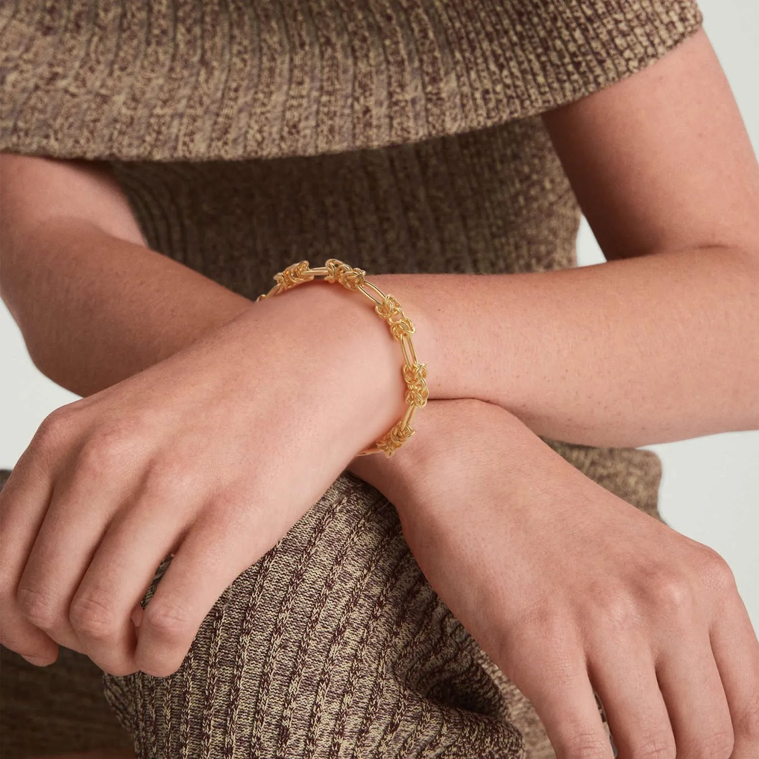 Bracelets 14K Gold Bracelets for Women Gold Bracelet Gold Chain Bracelet Knot Cable Chain Paperclip Jewelry Gifts for Men Women Wife Mom 7'' 7.5'' 8'' 8.5''