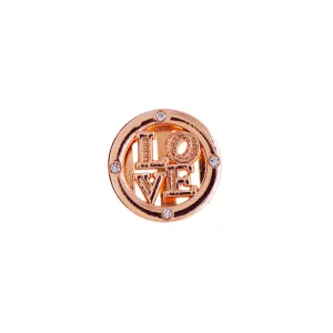 Buckle Up Rose Gold Love Charm