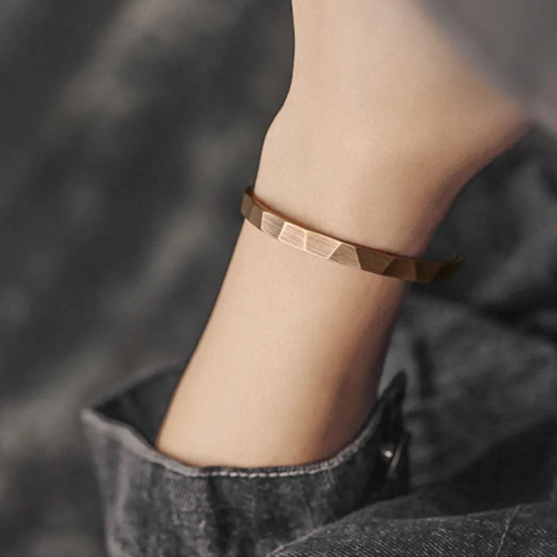 Buddha Stones Vintage Rustic Design Copper Wealth Adjustable Cuff Bracelet