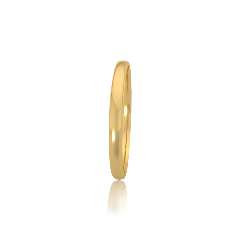 Classic wedding band - High dome (2mm)