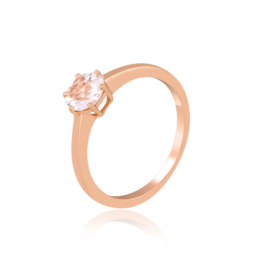 Classic White Zirconia Ring