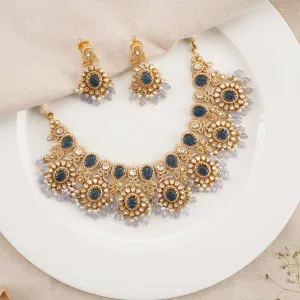Classy Floral Necklace Set
