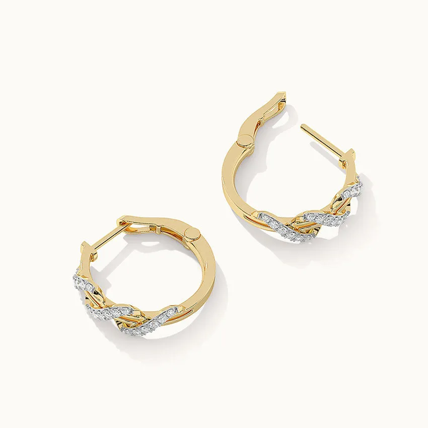 Coiled Medium Hoops