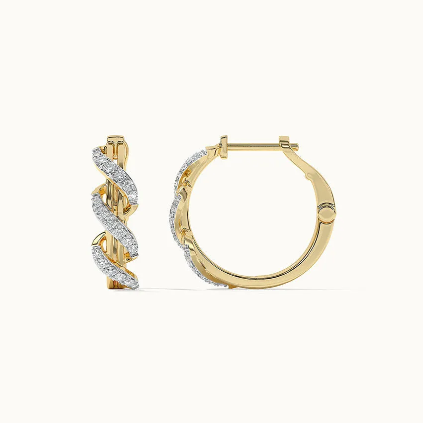 Coiled Medium Hoops