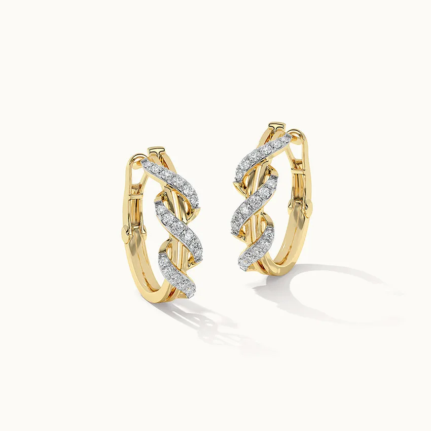 Coiled Medium Hoops