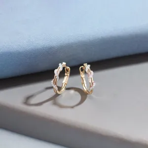 Coiled Medium Hoops