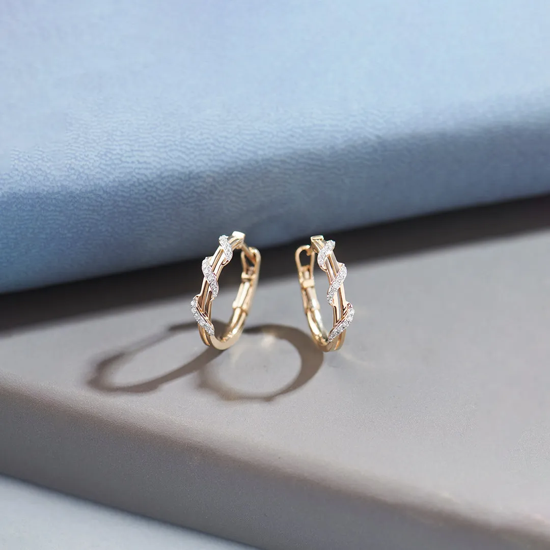 Coiled Medium Hoops