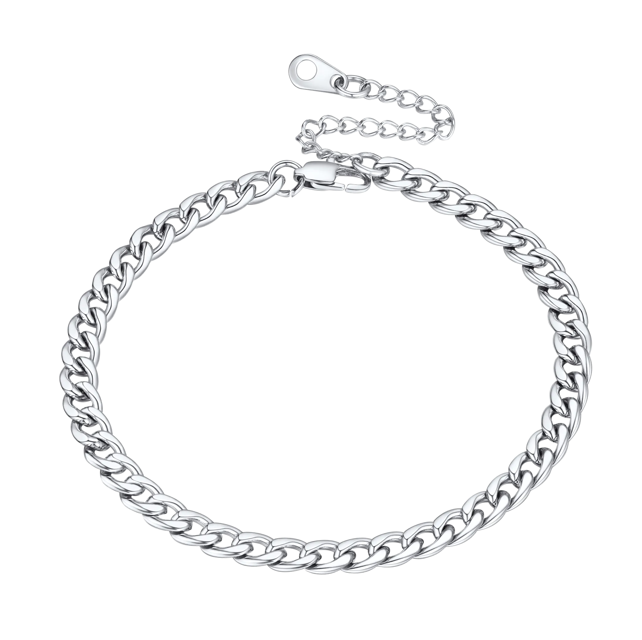 Cuban Chain Anklet for Women or Girls Beach Foot Jewelry