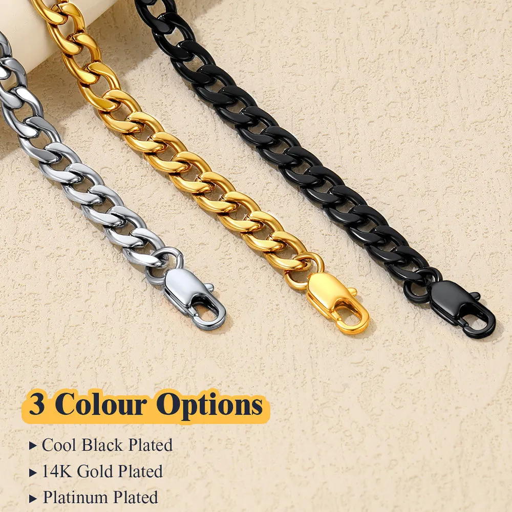 Cuban Chain Anklet for Women or Girls Beach Foot Jewelry