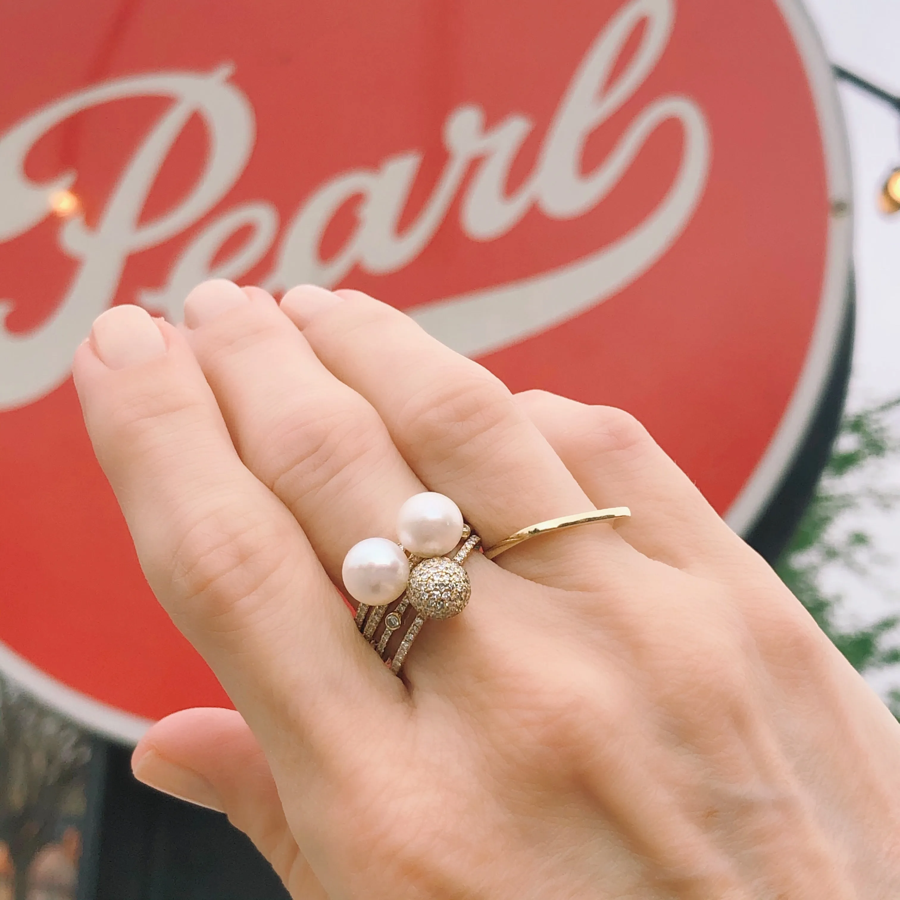 Diamond BonBon Ring