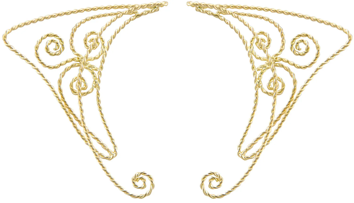 Elf Cuff Spirals - Gold