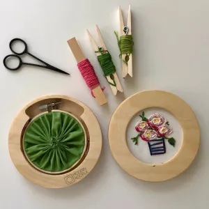 Embroidery Frame: 5" Circle in Birch