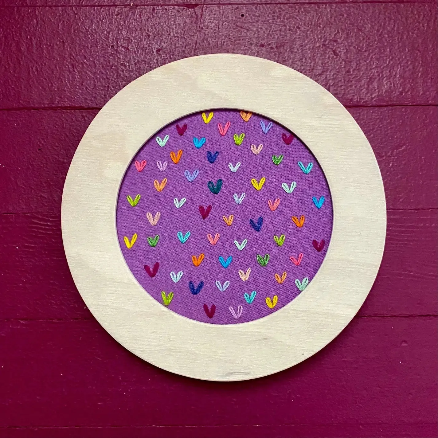 Embroidery Frame: 5" Circle in Birch