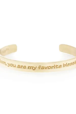 ENGRAVED QUOTE .25 MOM, YOU ARE MY FAVORITE BLESSING