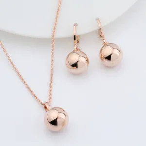Exquisite Spherical Ball Jewelry Set