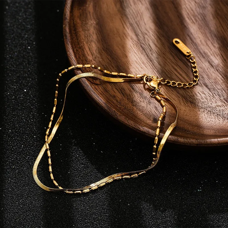 Fashion Jewelry Stainless Steel Women's Anklet Women