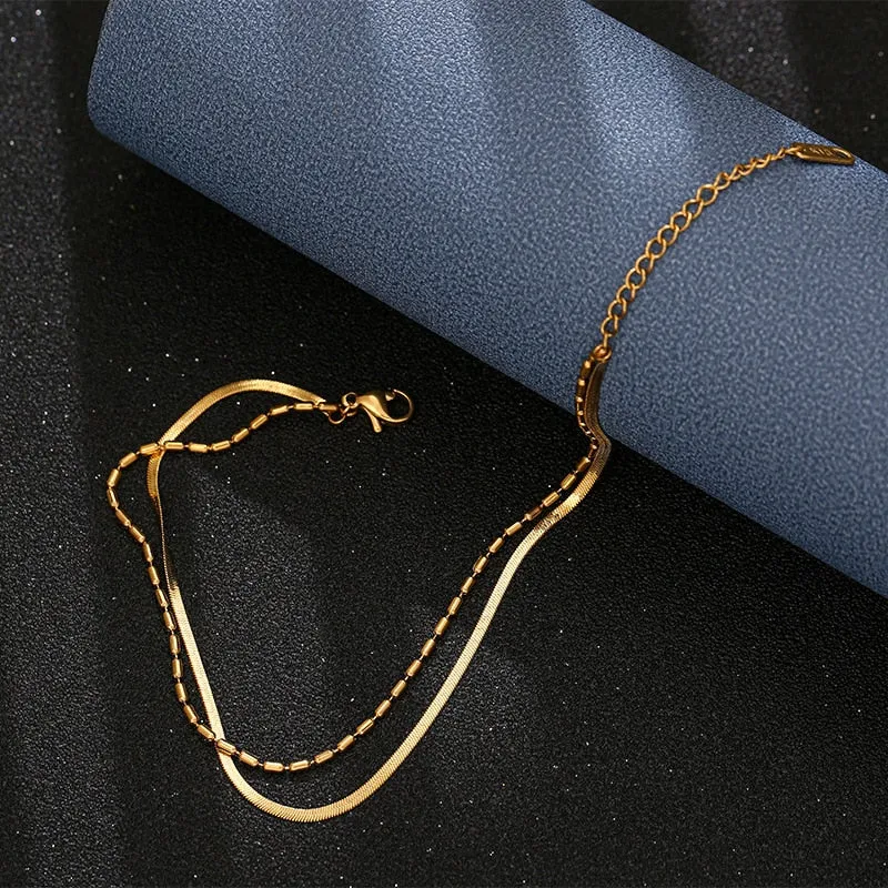 Fashion Jewelry Stainless Steel Women's Anklet Women