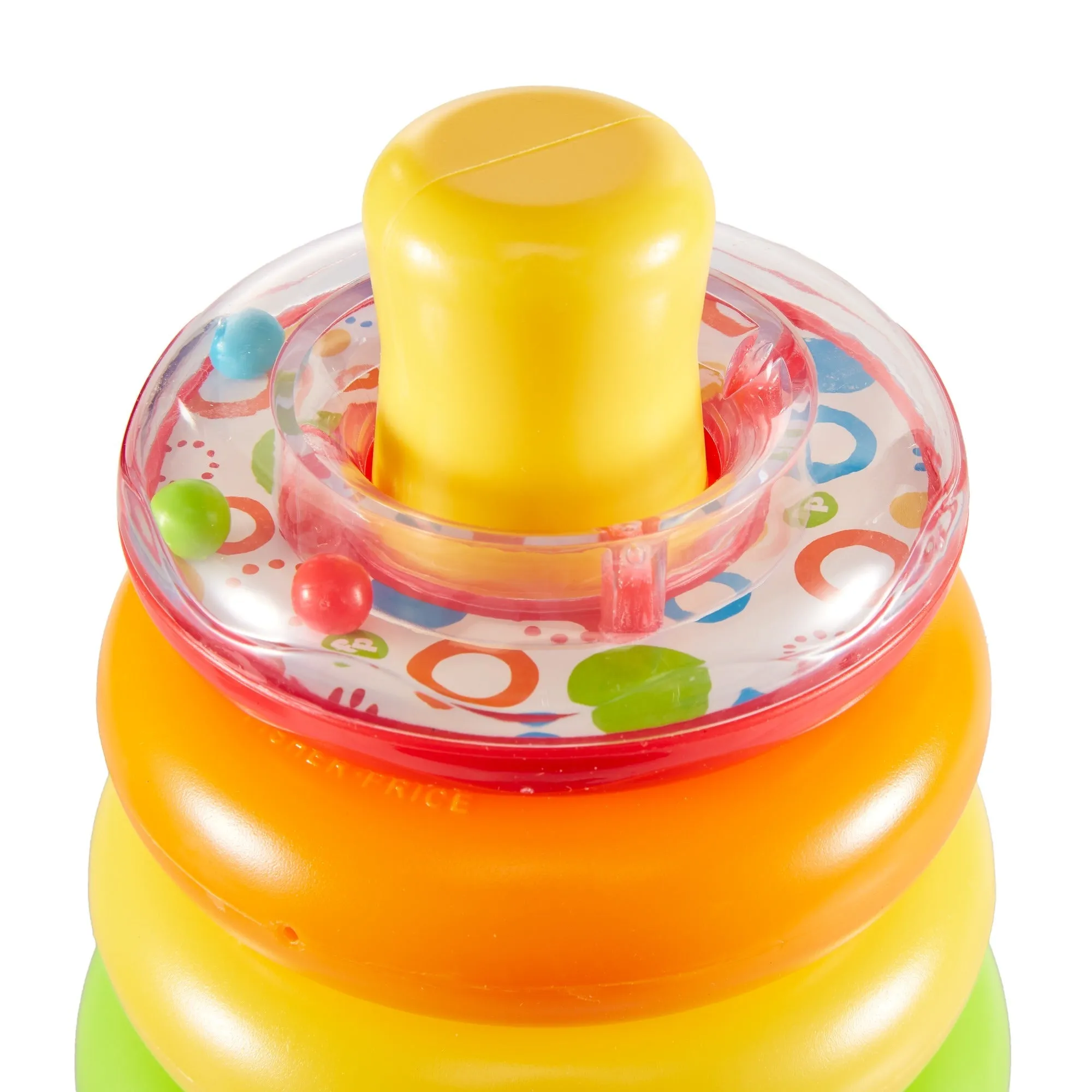 Fisher-Price Rock-a-Stack Classic with 5 Colorful Rings Multicolor