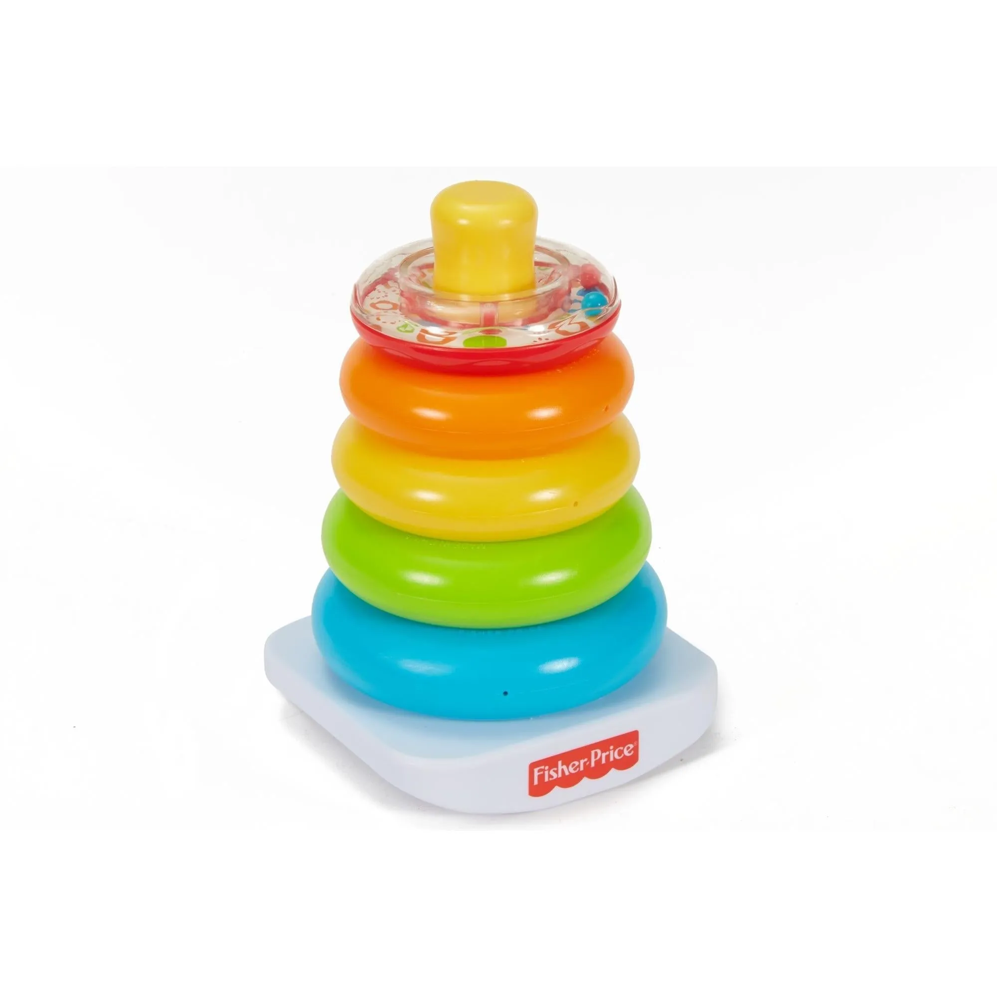 Fisher-Price Rock-a-Stack Classic with 5 Colorful Rings Multicolor