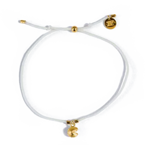 Fortune Cookie Bracelet in Cream/Gold