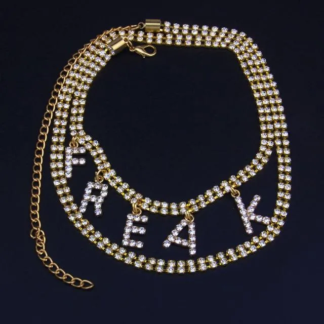 FREAK NASTY ! - Anklet - BOHO Beach Wear - Bling SILVER/GOLD Jewelry