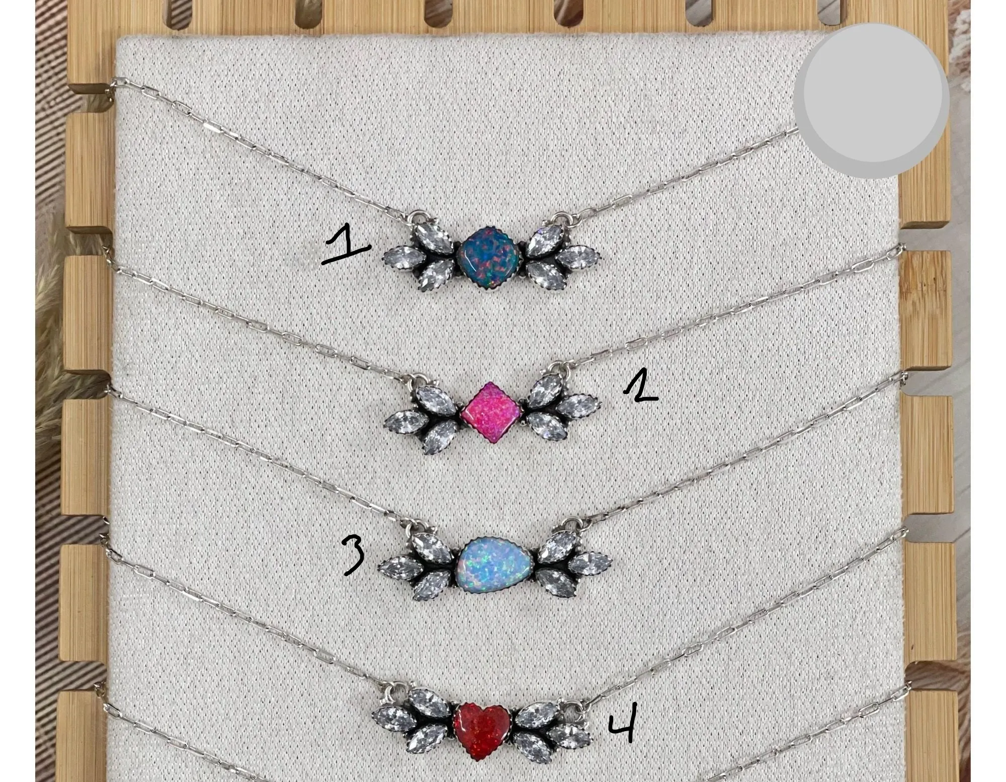 Frozen In Time Stone Necklaces