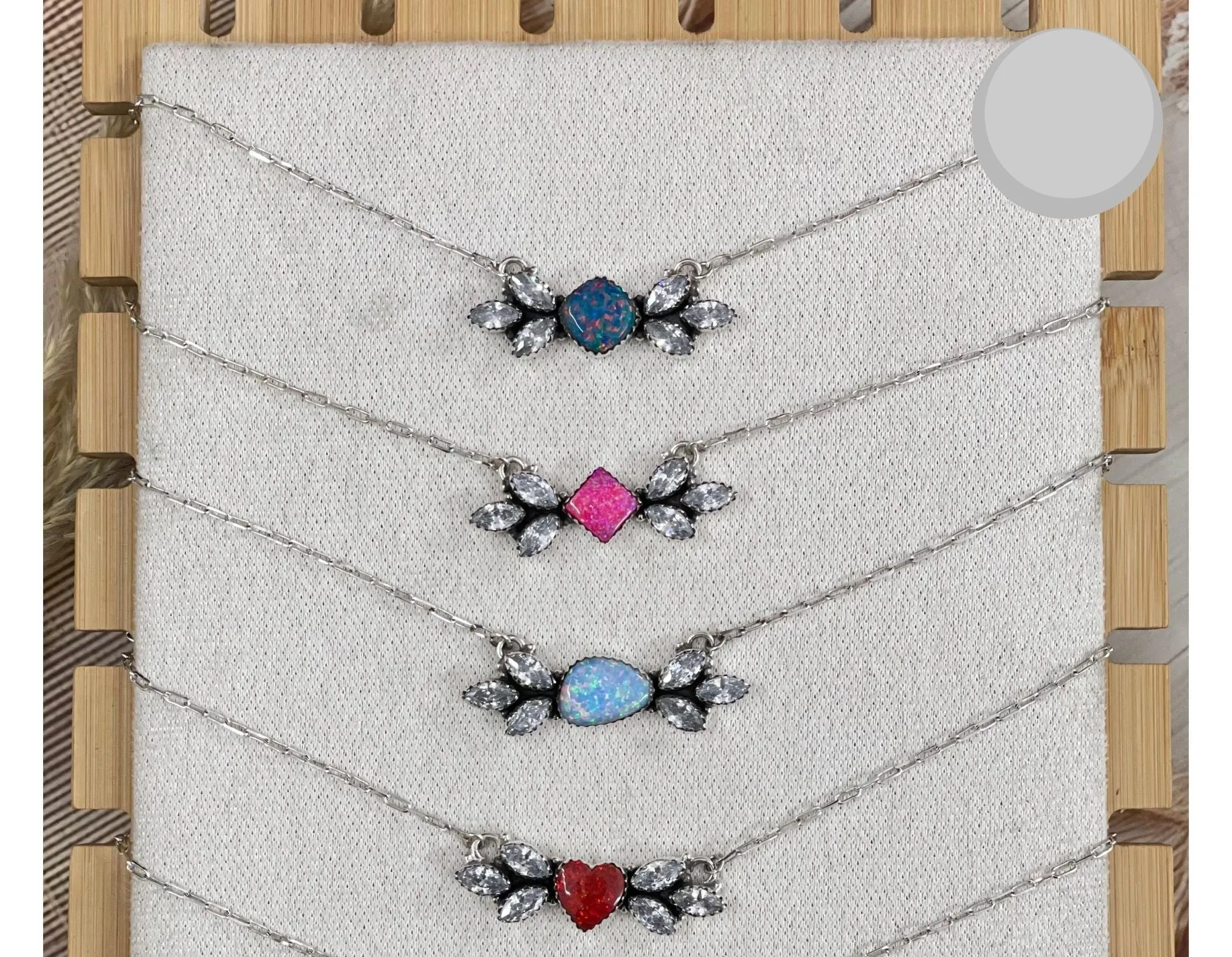 Frozen In Time Stone Necklaces