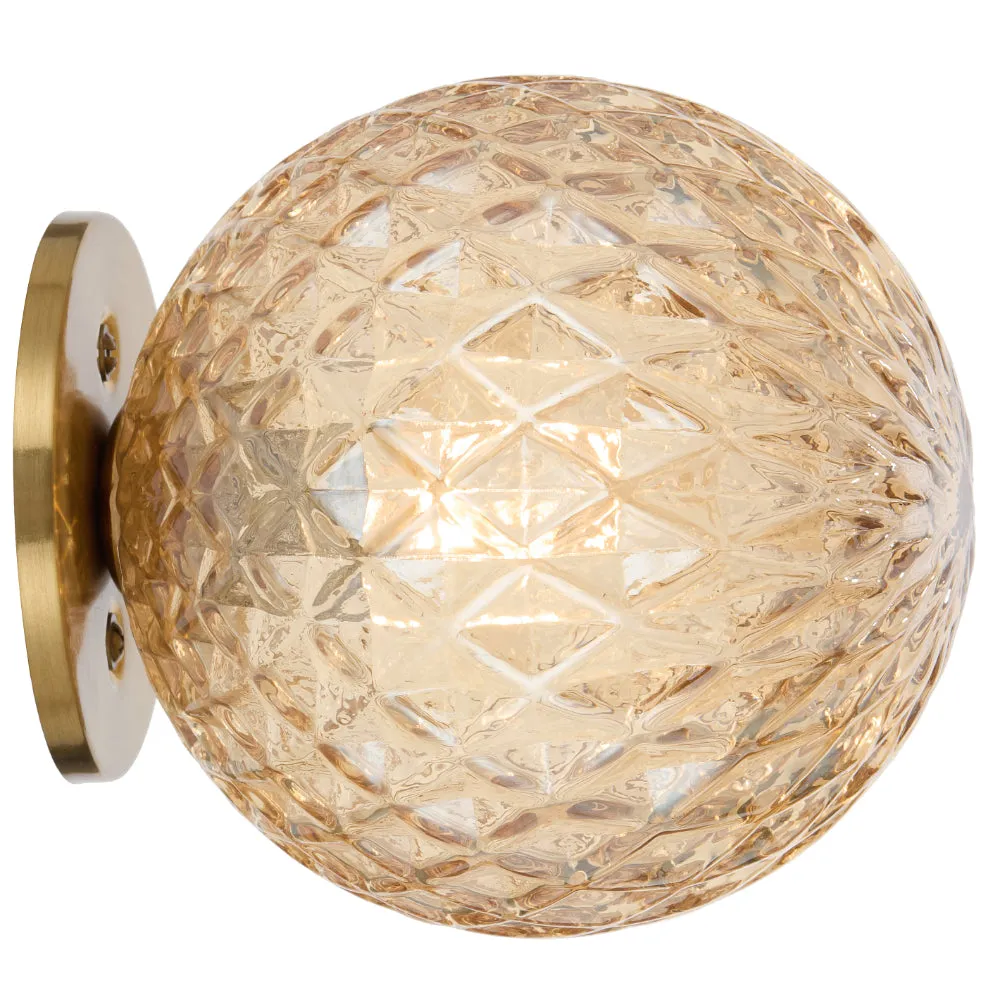 GASTON WALL LIGHT ANTIQUE GOLD