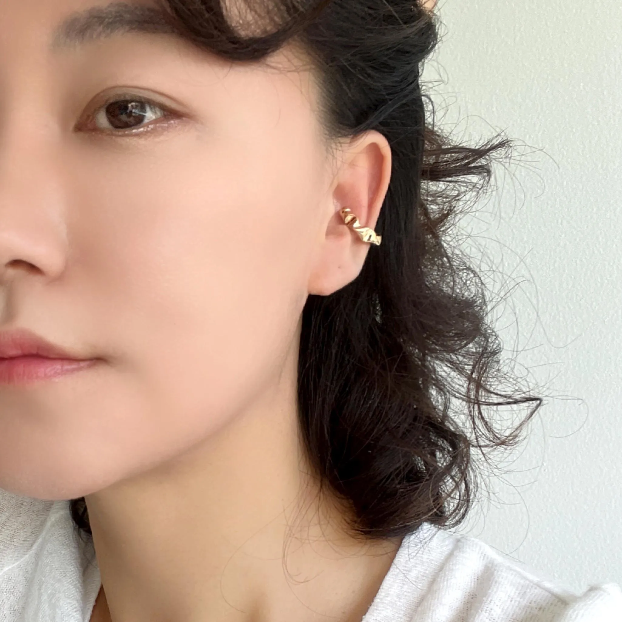 Gold Filled Hollow Ear Cuffs