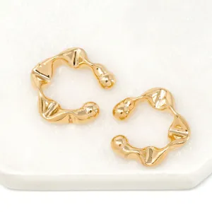 Gold Filled Hollow Ear Cuffs