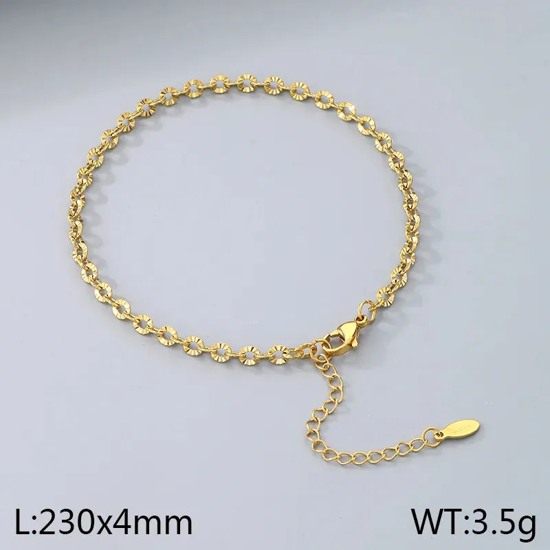 Golden Bloom Anklet