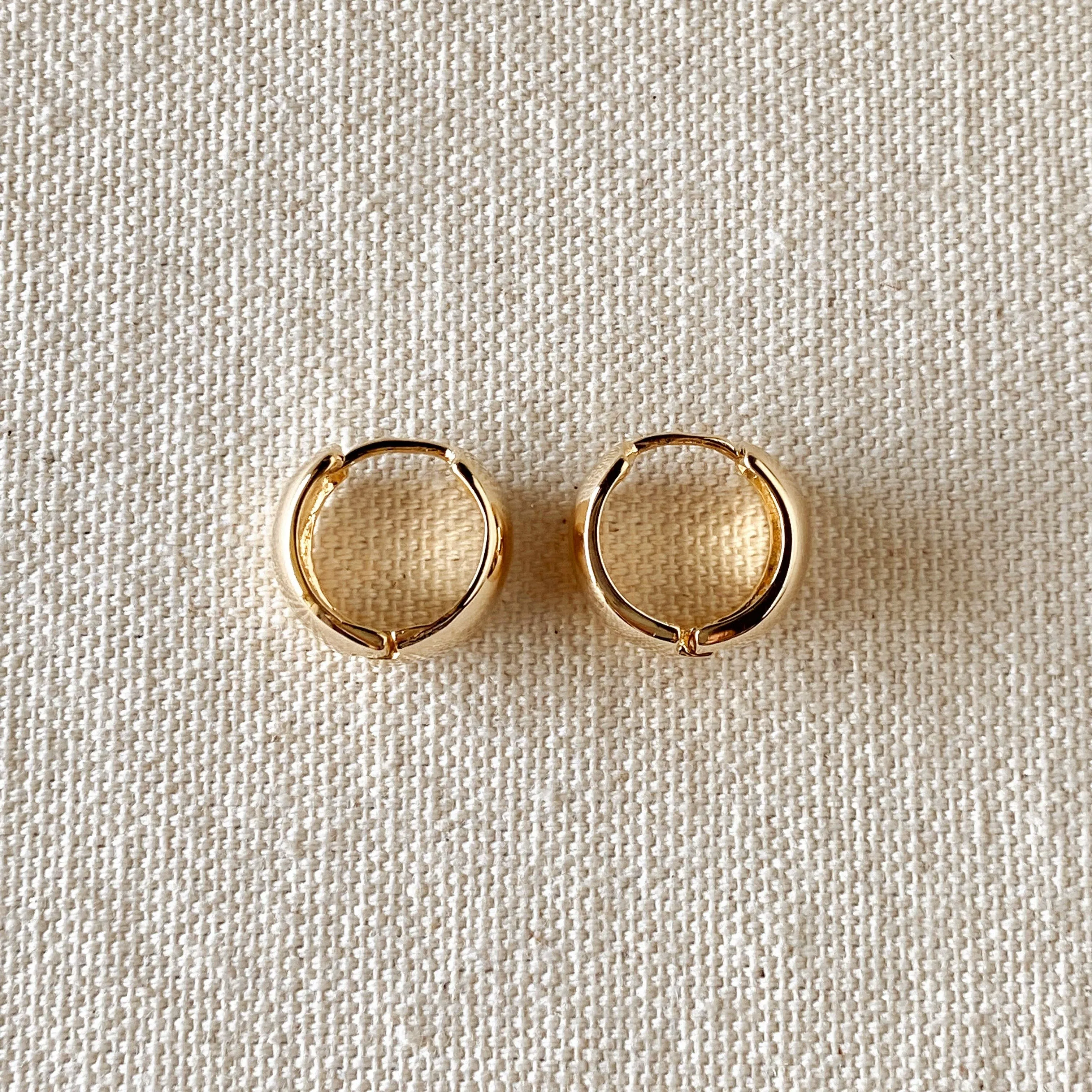 GoldFi - 18k Gold Filled Chunky Clicker Earrings